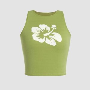 « Floral print y2k crop top » from Cider